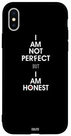 Skin Case Cover -for Apple iPhone X But I Am Honest مطبوع عبارة "But I Am Honest"