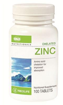 Neo Life Chelated Zinc 100 Tablets