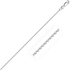 18k White Gold Cable Chain 1.1mm-rx76253-18