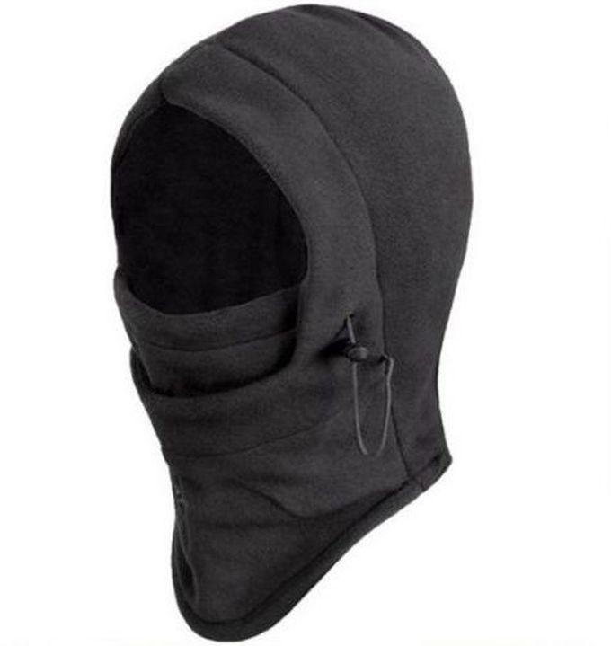 Fashion Headgear Hat Outdoor Wind Mask - Black