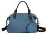 Fansela-Tmwomen Leisure Shoulder Crossbody Bag with Attached Wallet Pouch Blue