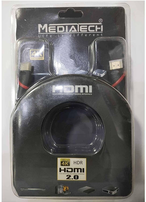 Media Tech Cable HDMI 4K&nbsp;- 3 Meter - Black