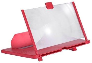 Mobile And Tablet Screen Magnifier Holder Red