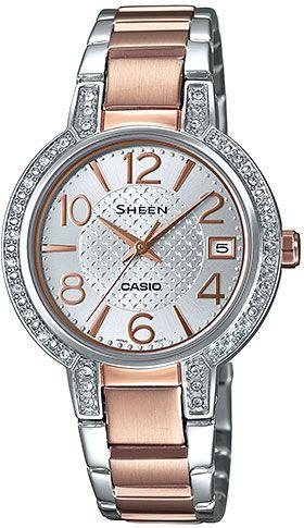 CASIO Watch SHEEN SHE-4804SG-7A for Women (Analog, Dress Watch)