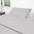 Bed N Home Flat Bed Sheet Set - 3 Pieces - Light Gray