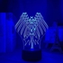 althiqahkey 3D Lamp Anime Fairy Tail Erza Scarlet Red For Bedroom Decor Night Light Child Birthday Christmas Gift Manga Fairy Tail Room LED Light Bed Remote Control