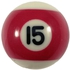 No. 15 Billiard Pool Table Standard Replacement Ball 2 ¼” - 57.2 mm