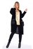 Smoky Egypt Tricot Cardigan With Strass Pockets And Removable Fur - Black
