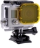 فلتر عدسة مكعب يعمل على تصحيح الالوان عند التصوير تحت الماء لكاميرا جوبرو هيرو 4/3 بلس - اصفر
