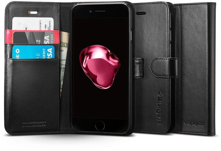 Spigen iPhone 7 PLUS  Wallet S Cover / Case - Black