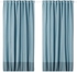 MARJUN Room darkening curtains, 1 pair, blue, 145x300 cm