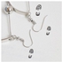 Eissely Women's Elegant Pearl Drop Dangle Long Chain Tassel Earrings E