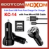 Moxom KC-14 3.6A Dual USB Ports Fast Charge Car Charger with Micro USB Cable