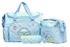 3-Piece Car Pattern Roomy Diaper Bags & Milk Bottle Bag Set