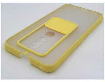 Oppo F11 Pro With Camera Sliding Door Design Matte & Soft Edges Protective Case Yellow