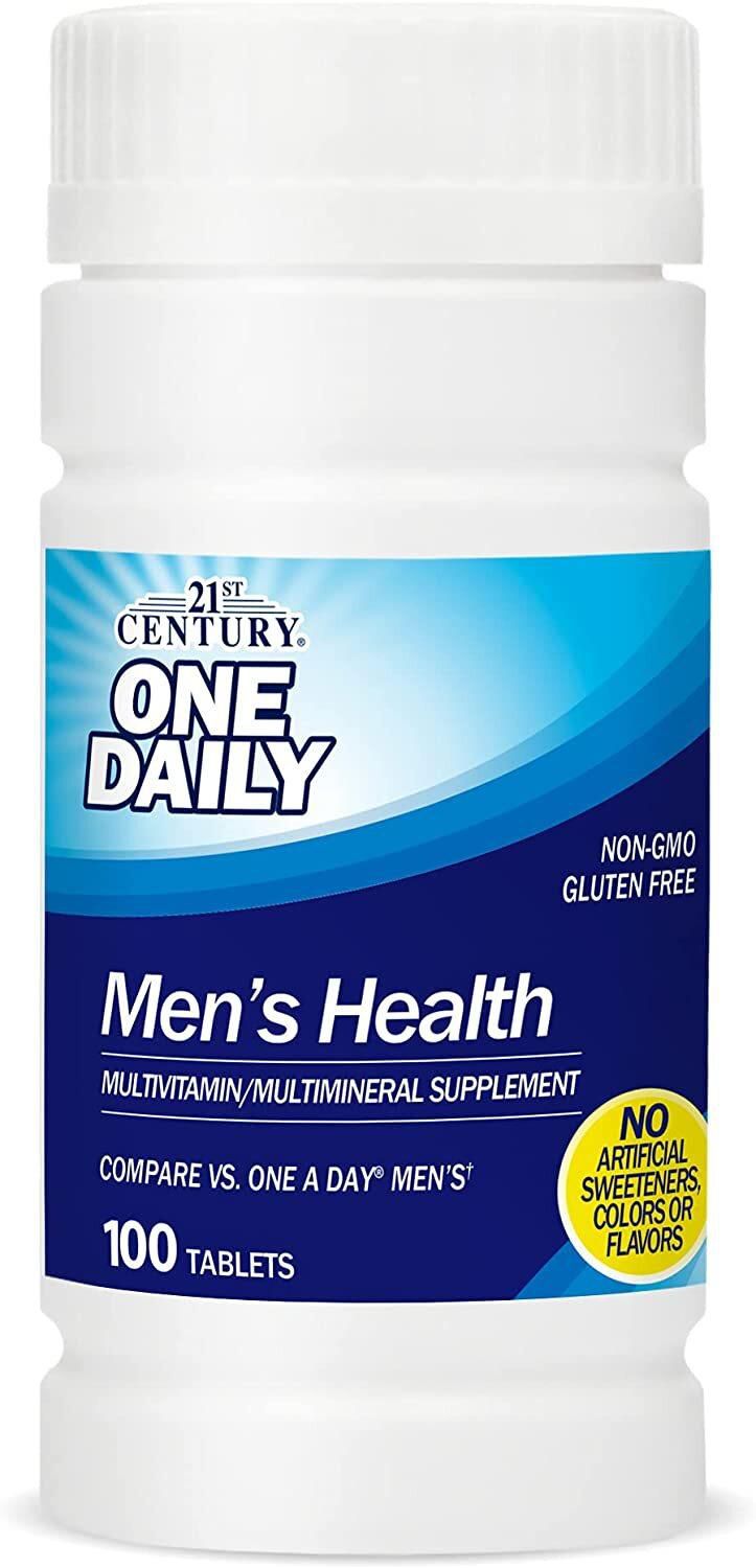 21st Century, One Daily, Men&#39;s Health, 100 Tablets