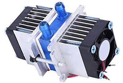 Peltier Cooler, Thermoelectric,Water Cooling Systems Fans & Cooling Cooler Peltier, Dual‑chip 144w Semiconductor Thermoelectric Peltier TEC1‑12706 Cooler for Water Cooling(Single cooler)