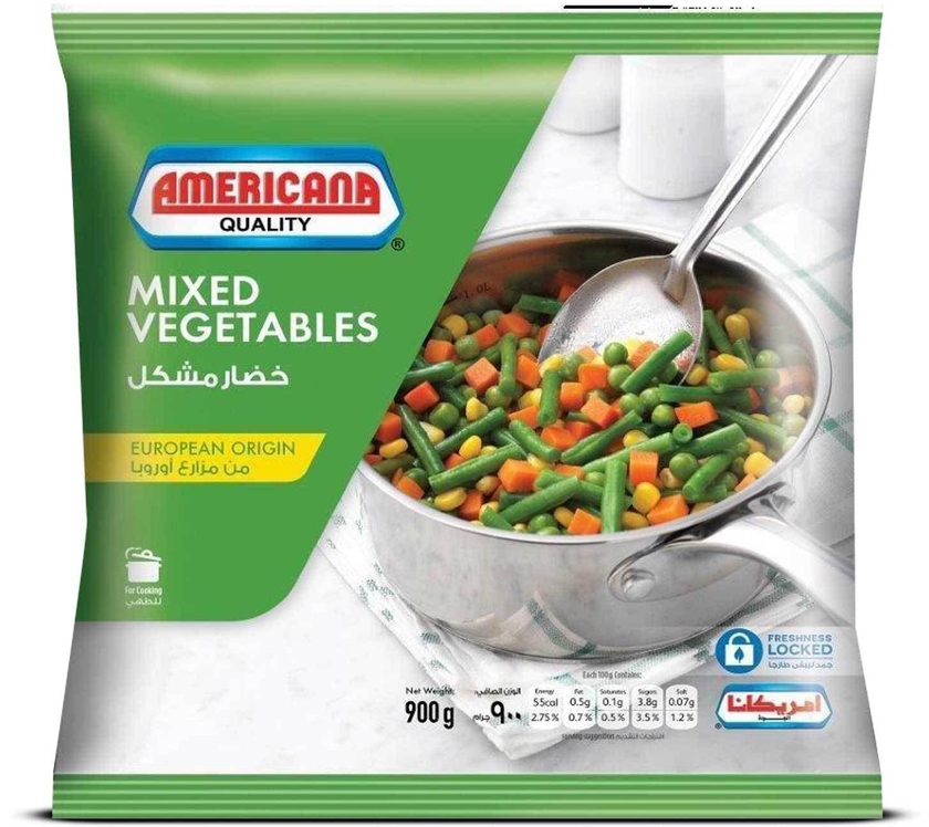 Americana mixed vegetables 900 g