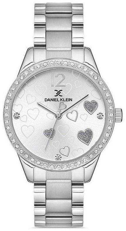 Daniel Klein Analog Silver Dial Women's Watch-DK.1.13100-1, Silver
