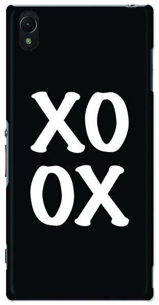 حافظة فاخرة سهلة التركيب وبتصميم رقيق مطفي اللمعان لهواتف سوني اكسبيريا زد 3 من ستايليزد - بتصميم XOXO