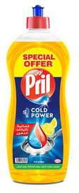 Pril Cold Power Lemon Dishwashing Liquid Value Pack 1.5 Litres