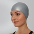  Water Resistant Silicone Swimming Cap - Grey