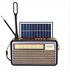 Solar Rechargeable Radio - Bluetooth - 3 Bands - SD Flash memory Music Player