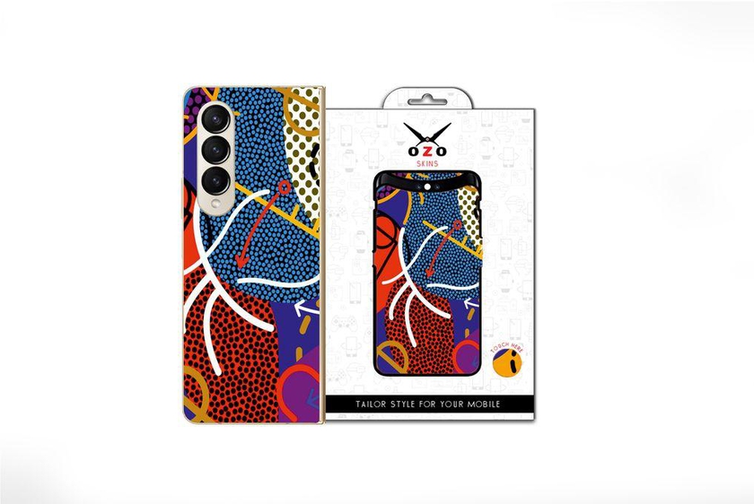 OZO Skins Abstract Art Movement (SE210AAM) For Samsung Galaxy Z Fold 5