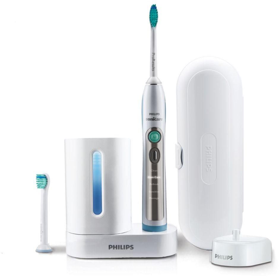 Philips Sonicare Flexcare+ Sonic Electric Toothbrush with Sanitizer - HX6972/09