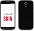 Stylizedd Premium Vinyl Skin Decal Body Wrap For Samsung Galaxy S4 - Fine Grain Leather Black