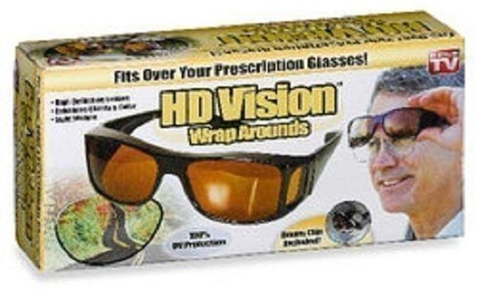 Vision 2-in-1 See Clear At Night Driving With HD Vision Wrap-Around Eye Glass
