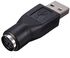 Universal PS2 Female To Male Adapter USB2.0 (Black)