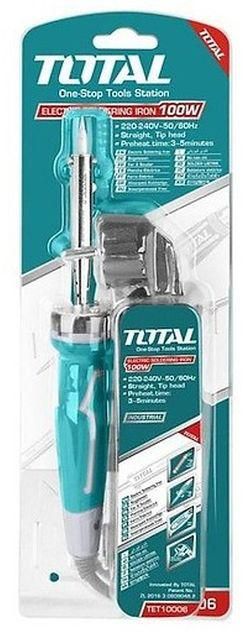 TOTAL TET10006 Electric Soldering Iron – 100W