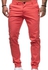 Solid Straight Pants Pink