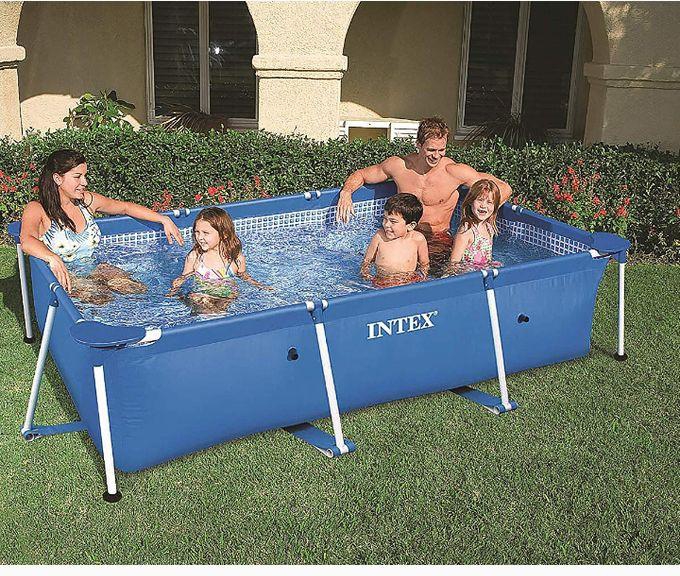 Intex Rectangular Collapsible Swimming Pool -Blue
