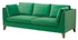 STOCKHOLMThree-seat sofa, Sandbacka green