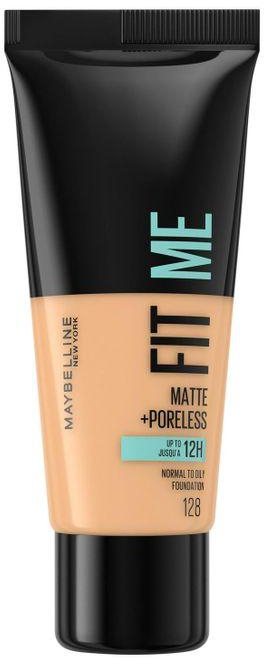 Maybelline New York Fit Me Matte & Poreless Foundation - 128 Warm Nude