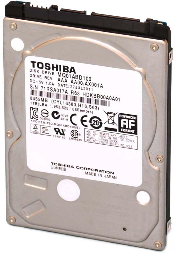 Toshiba 1TB 8MB 3.0Gb/s Internal Notebook HDD - MQ01ABD100