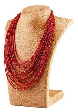 Neworldline Bohemian Style Six-Color 20-Story Hand-Beaded Collar Necklace Collar RD