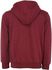 Kids Boys Girls Unisex Cotton Hooded Sweatshirt Full Zip Plain Top (MAROON, 12-13 YEARS)