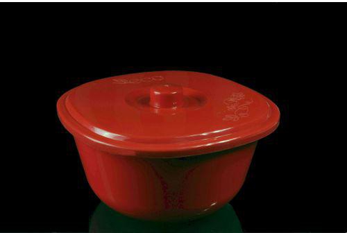 Eco Plast Large Bowl With Cover - 3500ml - Red