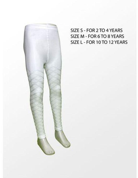 Tights Pantyhose Pants For Girls - White