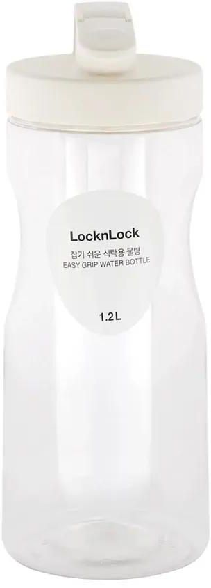 Lock & Lock Easy Grip Water Bottle (1.2 L, White)