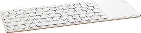 Rapoo E6700 Bluetooth 3.0 Wireless 4.3mm Ultra Slim Keyboard With Touchpad for Android iPad Mac - Gold