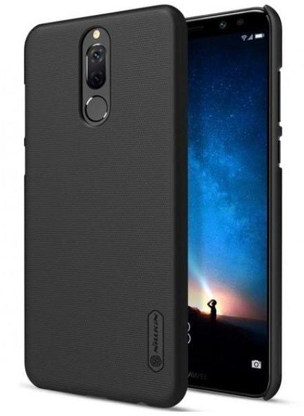 Polycarbonate Frosted Case Cover With Screen Protector For Huawei Mate 10 Lite/Nova 2i/Honor 9i Black