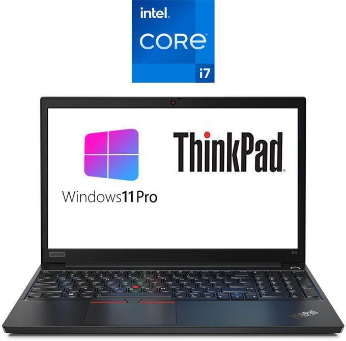 Lenovo Thinkpad E15 G2 - Intel Core I7 - 8 GB RAM - 512 GB SSD - 15.6-inch FHD - 2GB NVIDIA MX350 GPU - Windows 11 Pro - Black