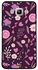 Protective Case Cover For Samsung Galaxy J5 2016 Purple Floral
