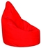 بين باج شكل كمثرى من بنجوين، 95 × 80 سم - احمر
