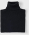 High Neck Basic Pullover For Women - Soft Heavy Material Black