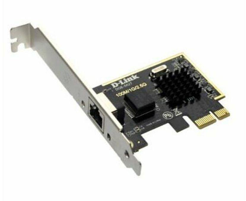 D-Link DGE-562T D-Link 2.5Gbps PCI Express Ethernet Network Adapter, WoL, Flow Control, VLAN Tagging, Jumbo Frame, IEEE 802.3az EEE, Low Profile Bracket Included